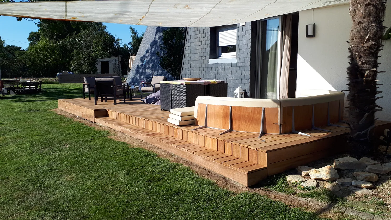 terrasse bois la bouexiere