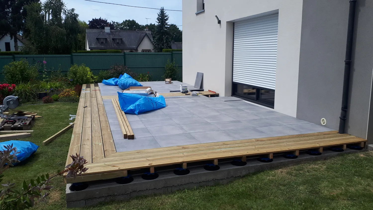 terrasse bois noyal sur vilaine